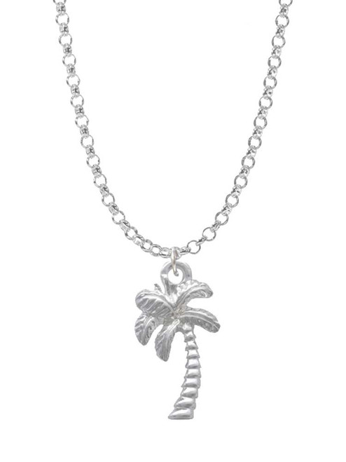 Palm Tree Charm Necklace