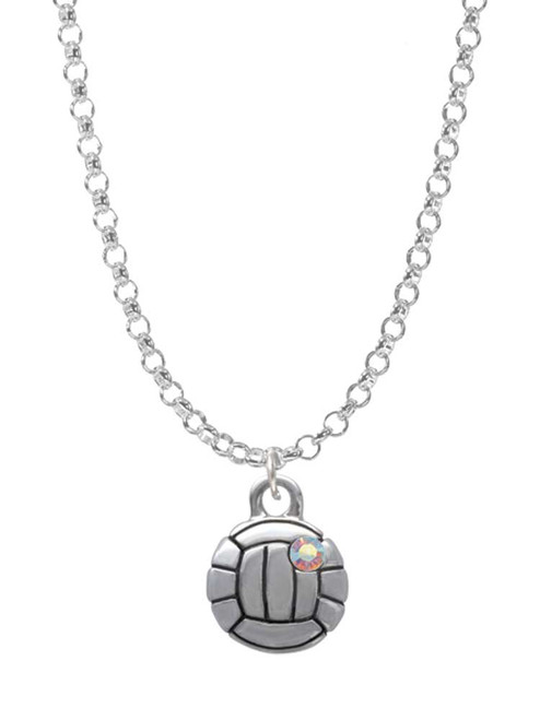 Mini Volleyball/Water polo Charm Necklace