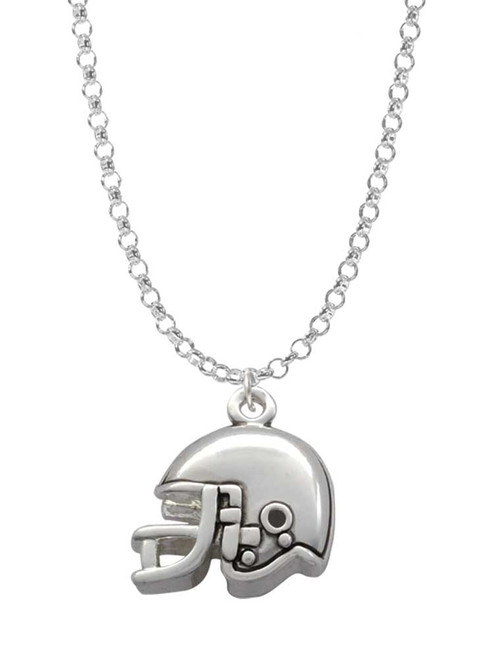 Football Helmet Charm Necklace