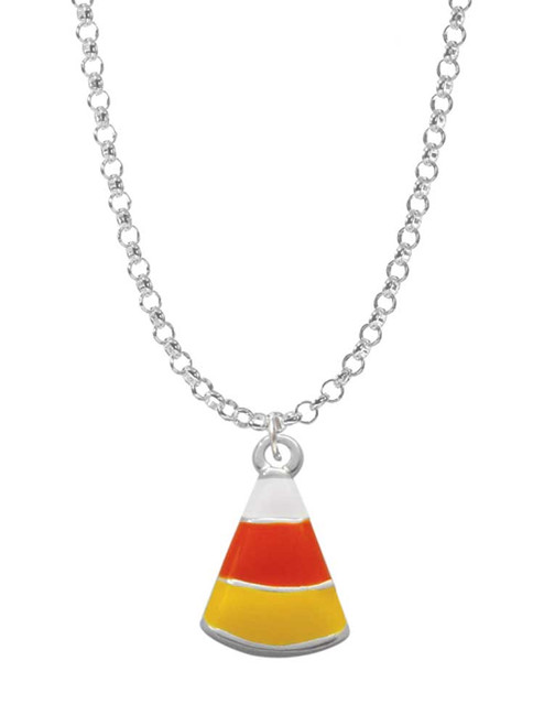 Candy Corn Charm Necklace
