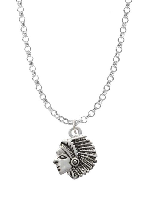 Small Indian - Mascot Charm Necklace