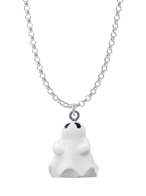 Resin Ghost Charm Necklace