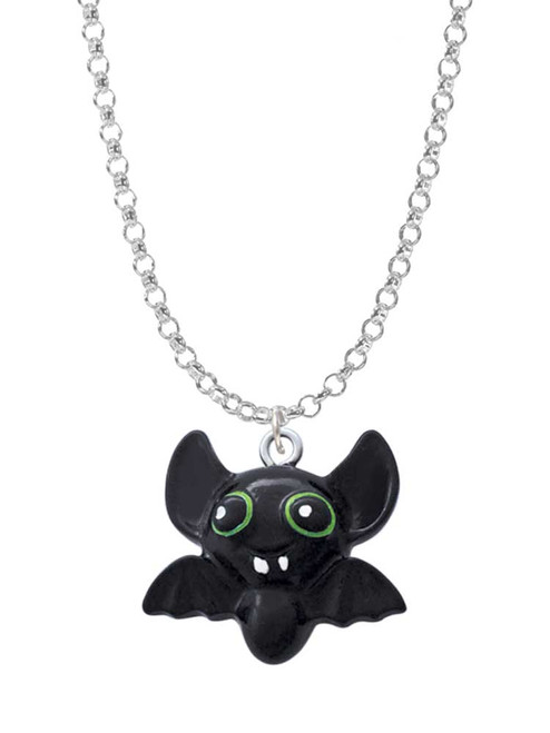 Resin Bat Buddy Charm Necklace