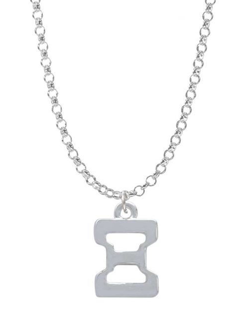 Large Greek Letter - Xi - Charm Necklace