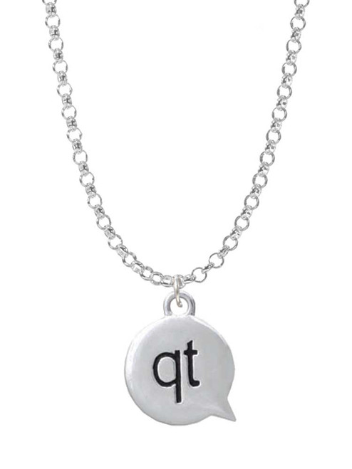 Text Chat - qt - Cutie - Charm Necklace
