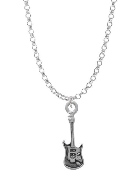Rock Star Guitar Charm Necklace