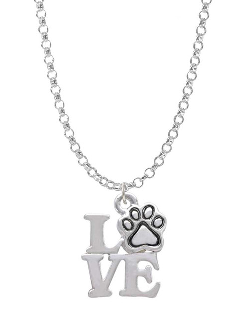 Love with Paw Charm Necklace