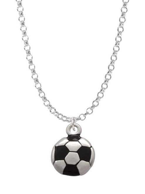 Soccer ball Charm Necklace