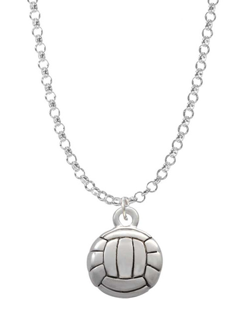 Volleyball or Water Polo Ball Charm Necklace