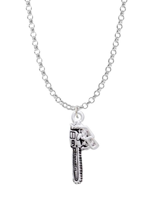 Chainsaw Charm Necklace