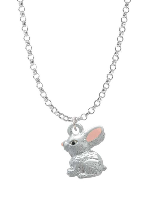 3-D Bunny Charm Necklace