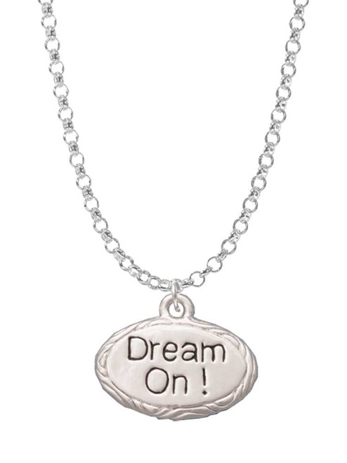 Dream On Oval Charm Necklace