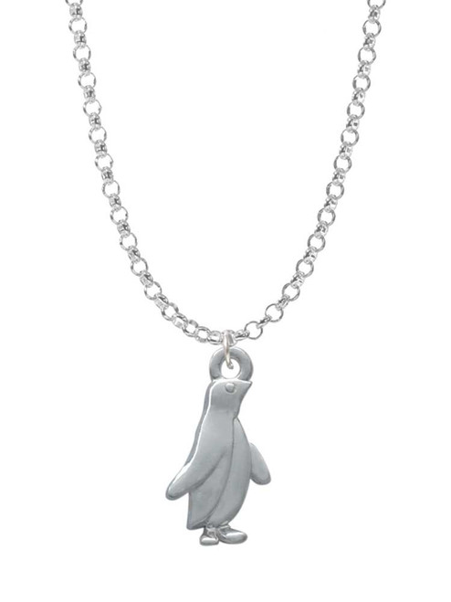 2-D Penguin Charm Necklace