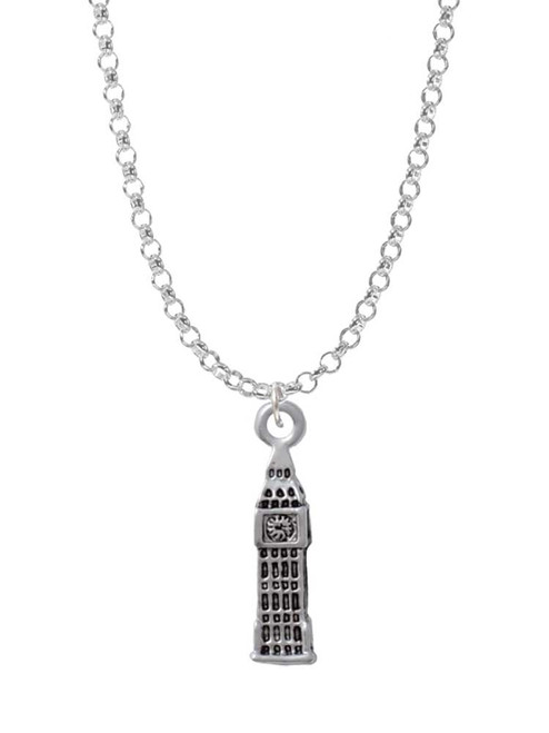 London's Big Ben Clock Tower Charm Necklace