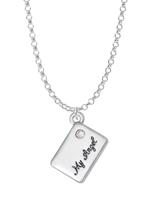 My Angel Envelope Charm Necklace