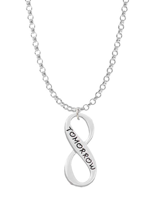 Today Tomorrow Infinity Sign Charm Necklace