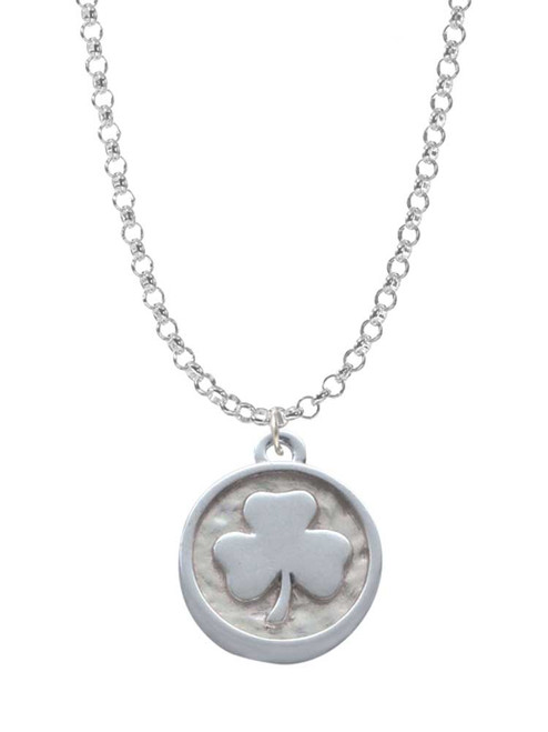 Shamrock - Round Seal Charm Necklace