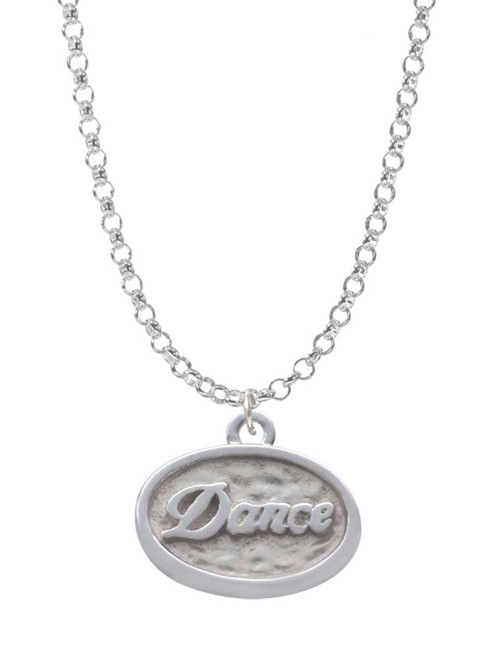 Dance - Oval Seal Charm Necklace