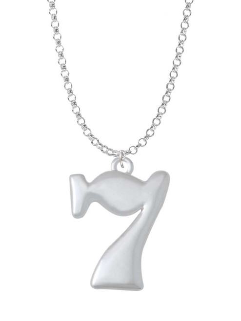 Large Lucky 7 Charm Necklace