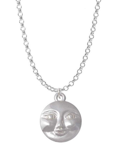 Happy Moon Charm Necklace