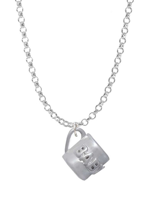 Baby Cup with Crystal Charm Necklace