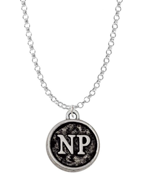 Nurse Caduceus Seal - NP Charm Necklace