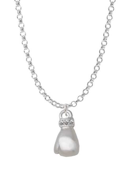 Small Boxing Glove Charm Necklace