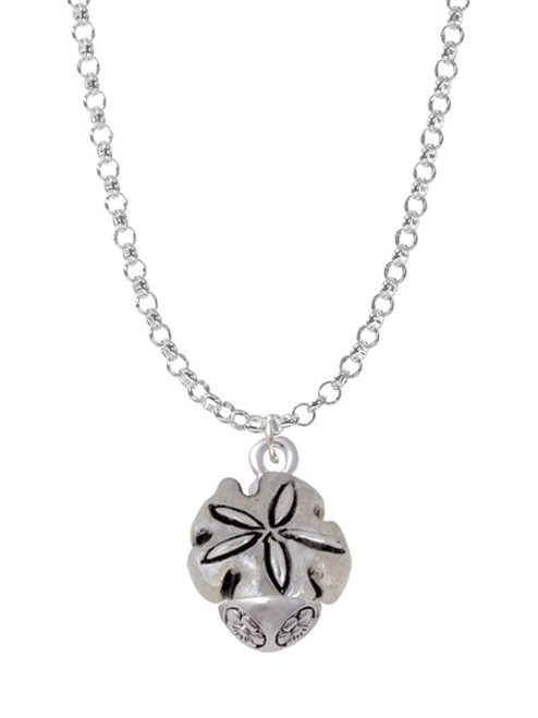 Sand Dollar Spinner Charm Necklace