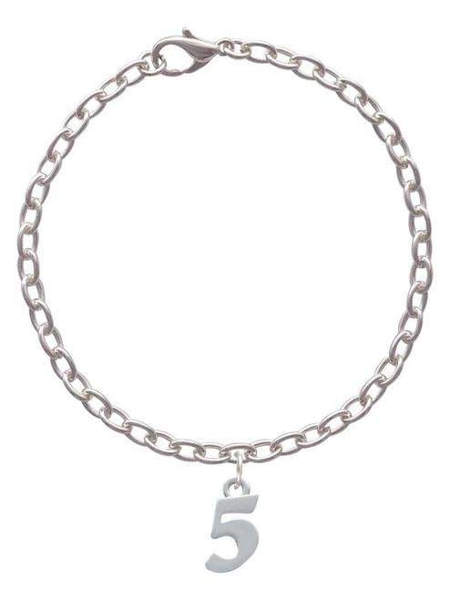 Number - 5 - Charm Bracelet