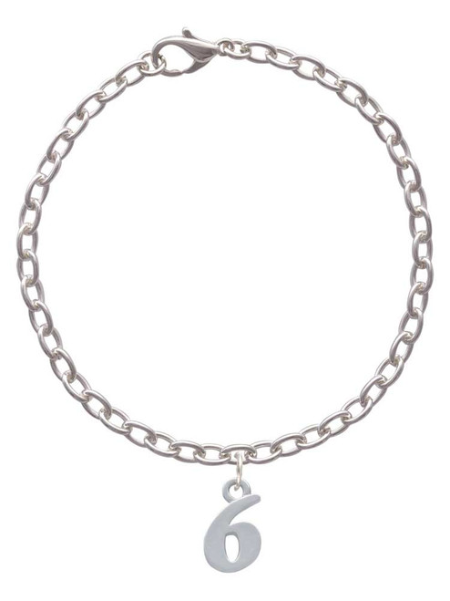 Number - 6 - Charm Bracelet