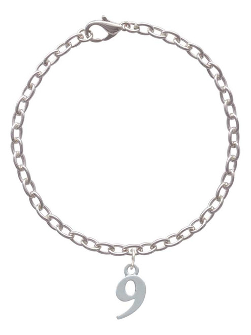 Number - 9 - Charm Bracelet