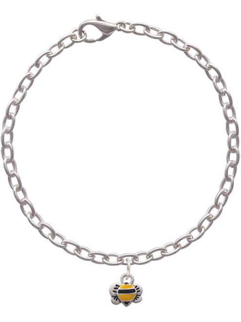 Mini Bumble Bee Charm Bracelet