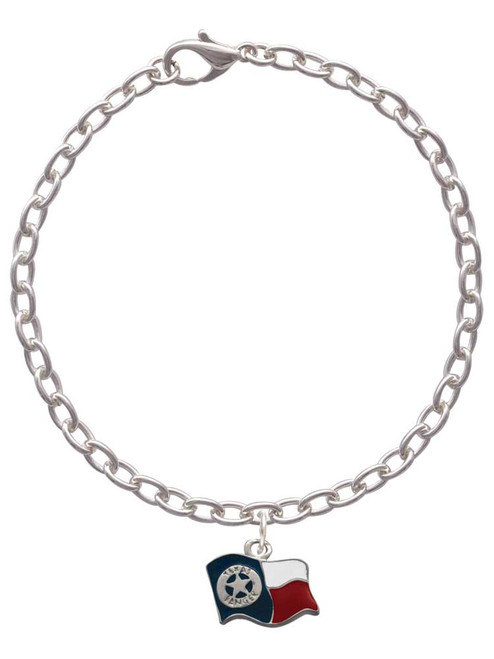 Texas Flag - Ranger Charm Bracelet