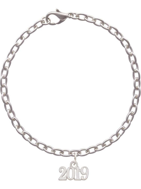 Horizontal Year 2019 Charm Bracelet