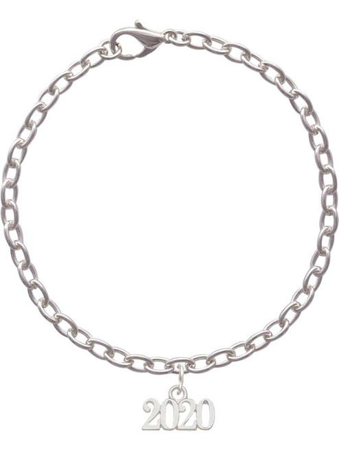 Horizontal Year 2020 Charm Bracelet