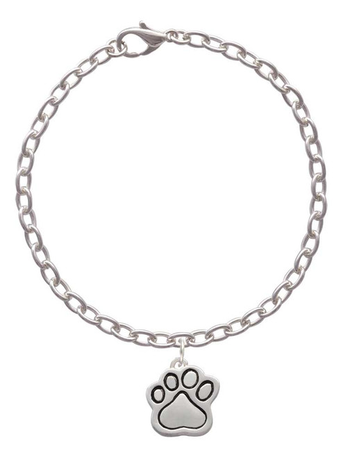 Large Paw Charm Bracelet