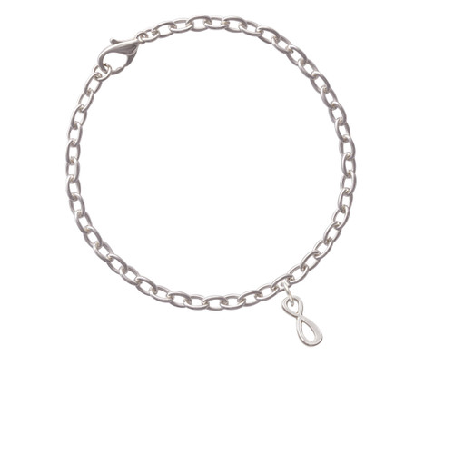Small Elegant Infinity Sign Charm Bracelet