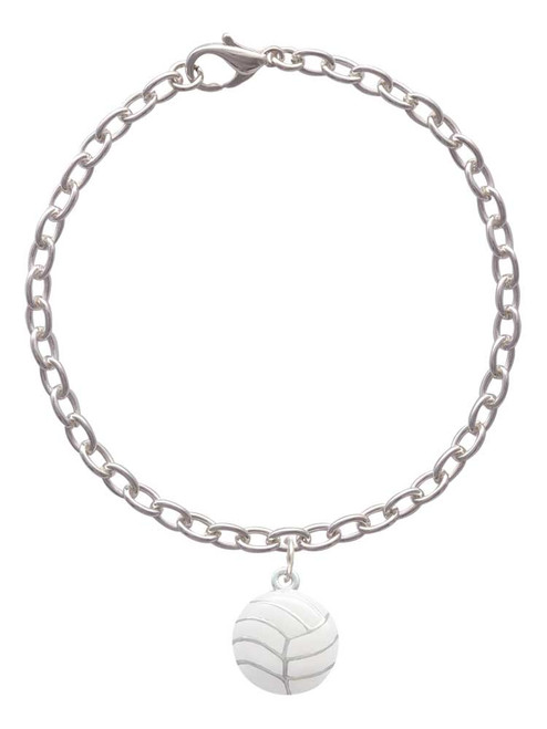 Large Volleyball Charm Bracelet