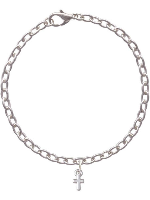 Super Mini Simple Cross Charm Bracelet