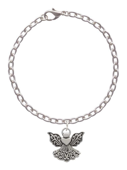 Angel with Heart Charm Bracelet