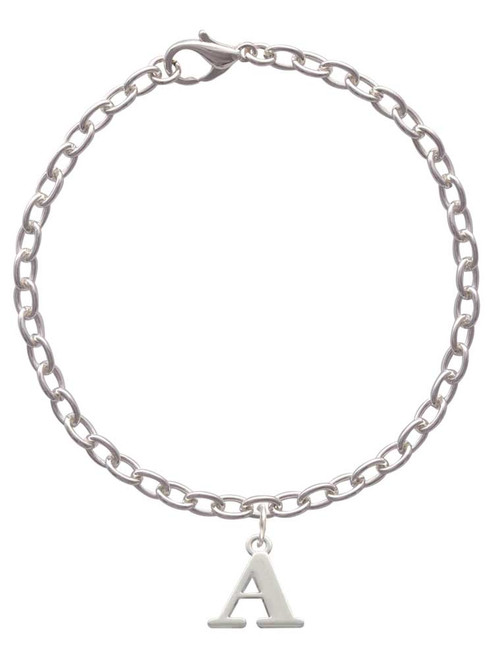 Large Initial - A - Charm Bracelet