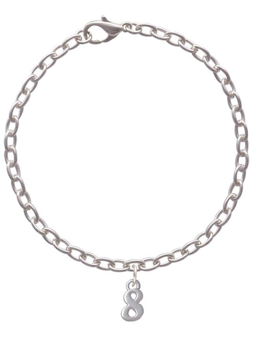 Small Number - 8 - Charm Bracelet
