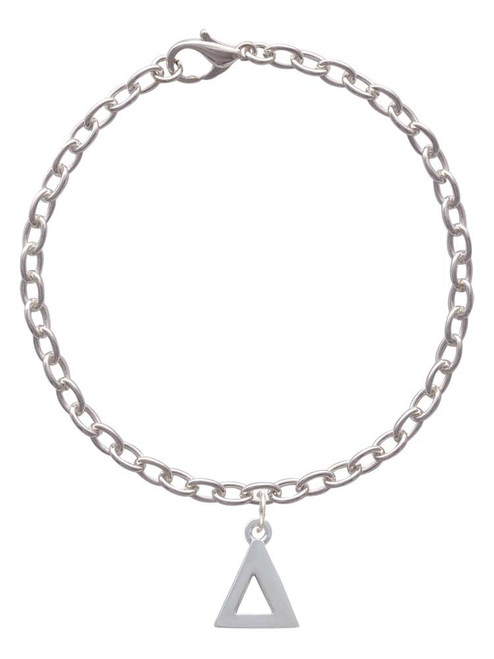 Large Greek Letter - Delta - Charm Bracelet