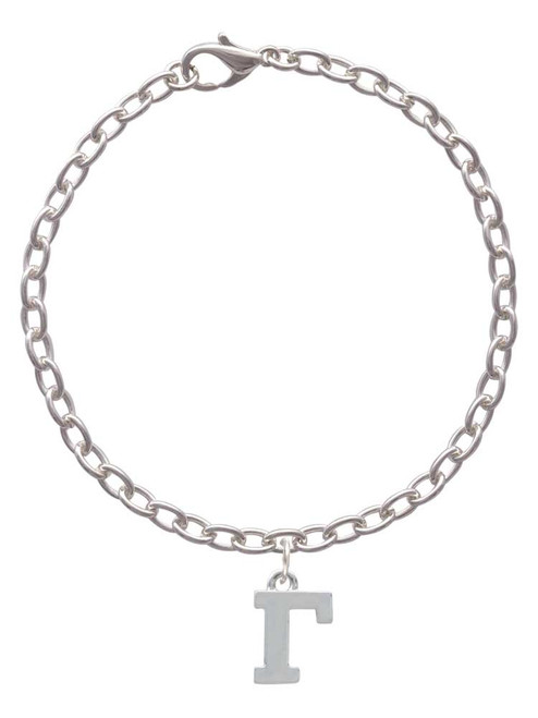 Large Greek Letter - Gamma - Charm Bracelet