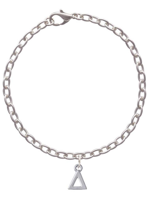 Small Greek Letter - Delta - Charm Bracelet