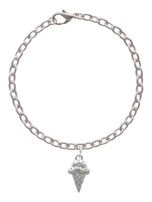 Ice Cream Cone Charm Bracelet
