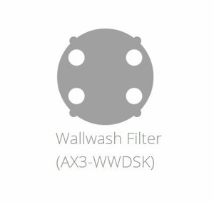 Astera LED AX3 Lightdrop Wall Wash Filter AX3-WWDSK Astera LED AX3 Lightdrop Wall Wash Filter AX3-WWDSK