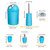 Bathroom Accessories Set 6 Pcs Bathroom Set Ensemble Complete Soap Dispenser Toothbrush Holder