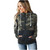 Autumn and Winter Women's Clothing Stitching Hooded Printed Top Loose Sweater