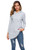 Autumn and winter women's new casual loose zipper hooded Long section hoodie